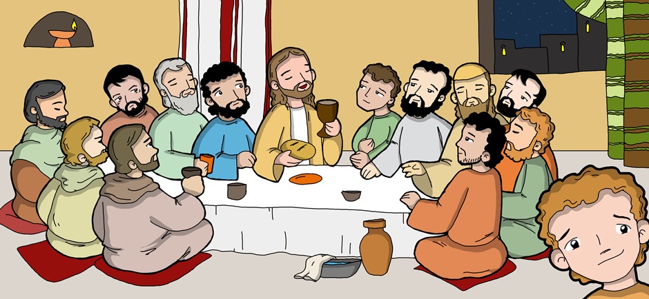 La Última Cena: Jesús instituye la Eucaristía
